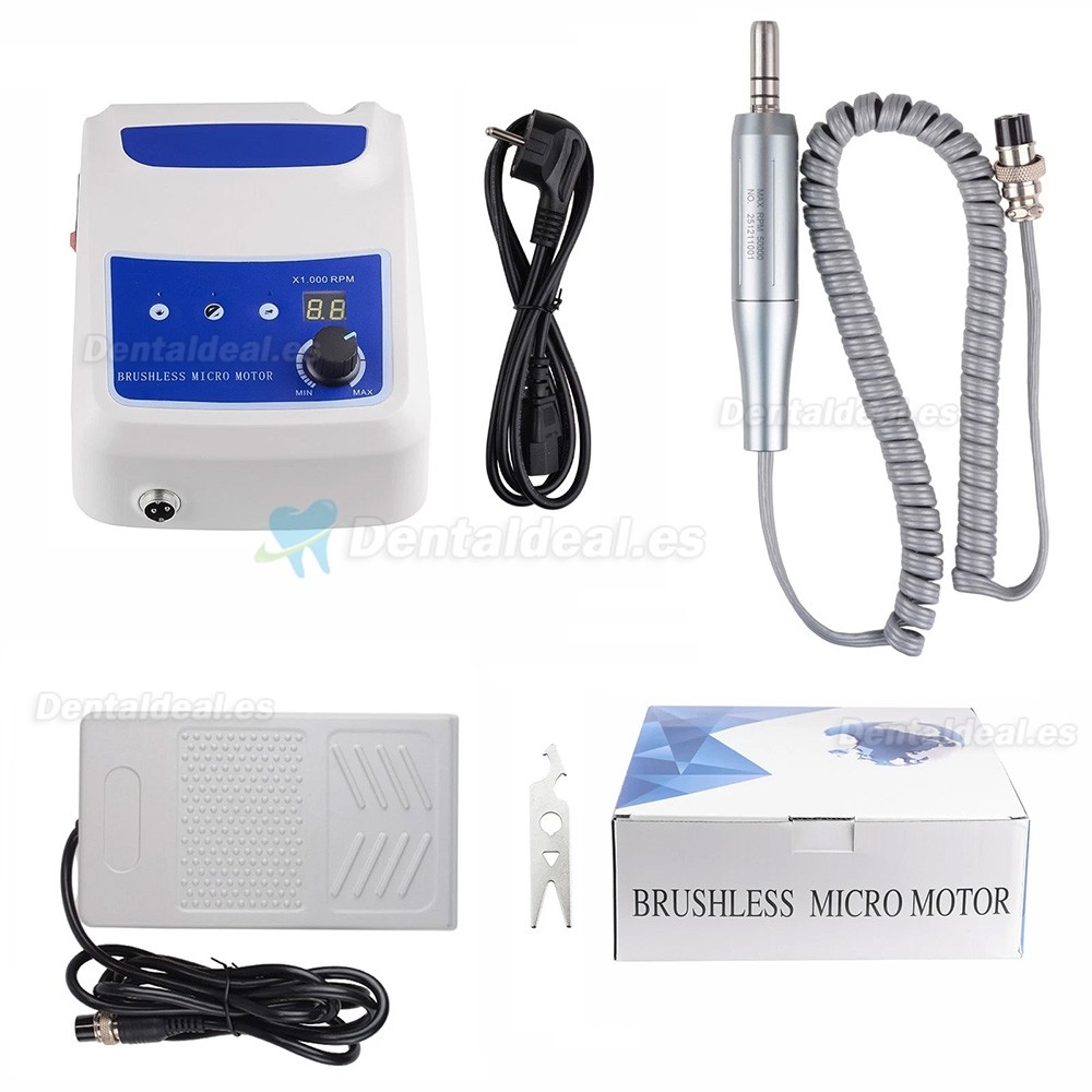 YD-BM001 Micromotor sin Escobillas para Laboratorio Dental con Pieza de Mano 50000 RPM